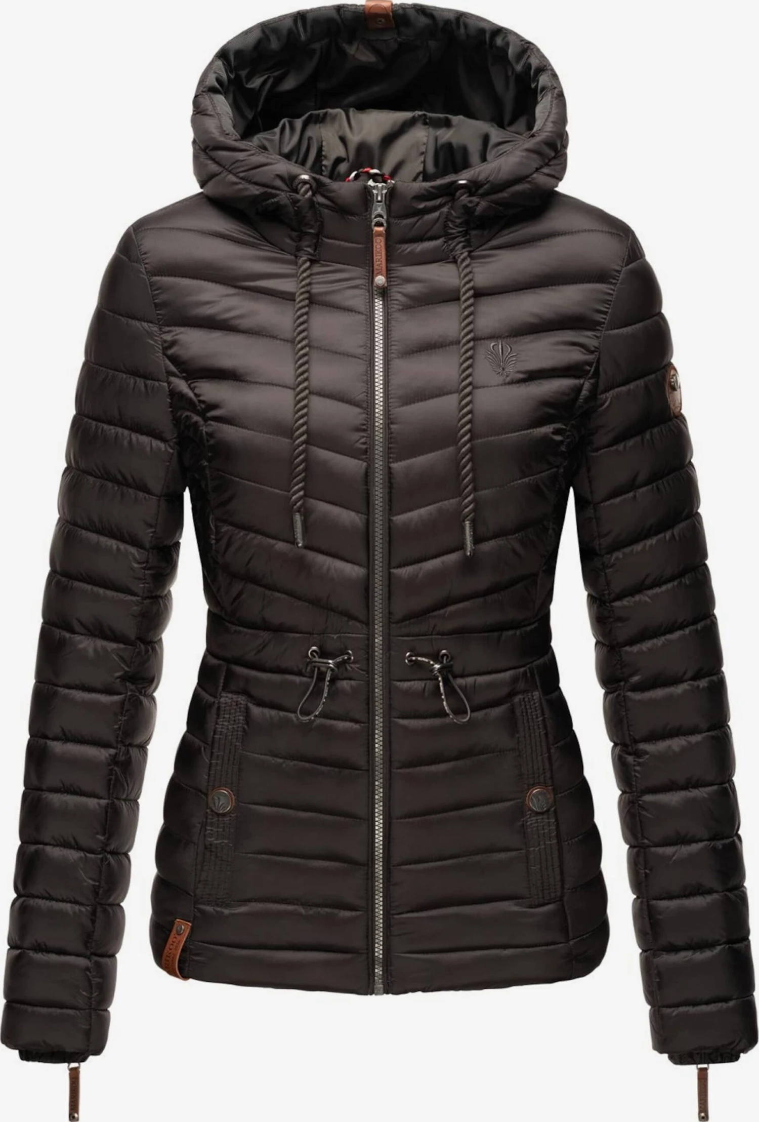 Marikoo Vestes De Mi-saison Veste Mi-saison Aniyaa Femme Marron 1 Marikoo Vestes De Mi-saison Veste Mi-saison Aniyaa Femme Marron