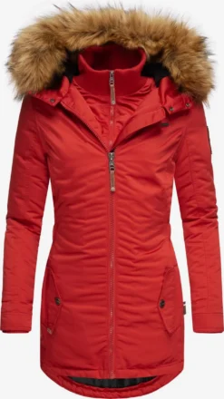 Marikoo Manteaux Dhiver Manteau D’hiver Sanakoo Femme Rouge