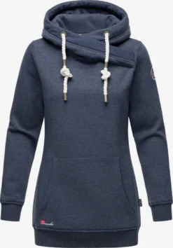 Marikoo Sweats à Capuche Sweat-shirt Izuyaa Femme Marine