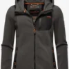 Marikoo Vestes Dextérieur Veste En Polaire Mount Iwaki Femme Anthracite