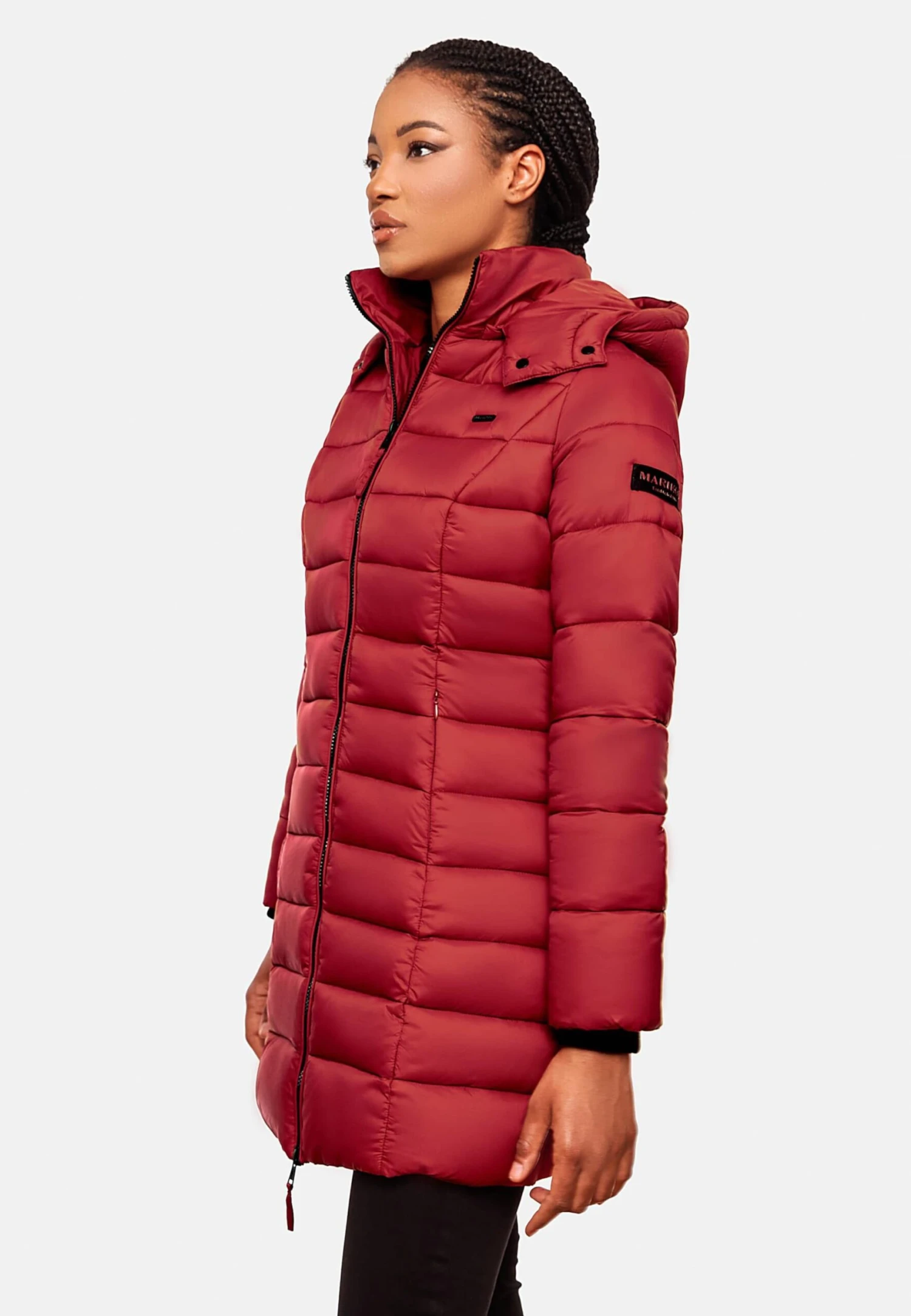 Marikoo Manteaux Courts Manteau D’hiver Abendsternchen Femme Rouge Sang 6 Marikoo Manteaux Courts Manteau D’hiver Abendsternchen Femme Rouge Sang – Image 6