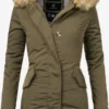 Marikoo Parkas Parka D’hiver Karmaa Femme Kaki