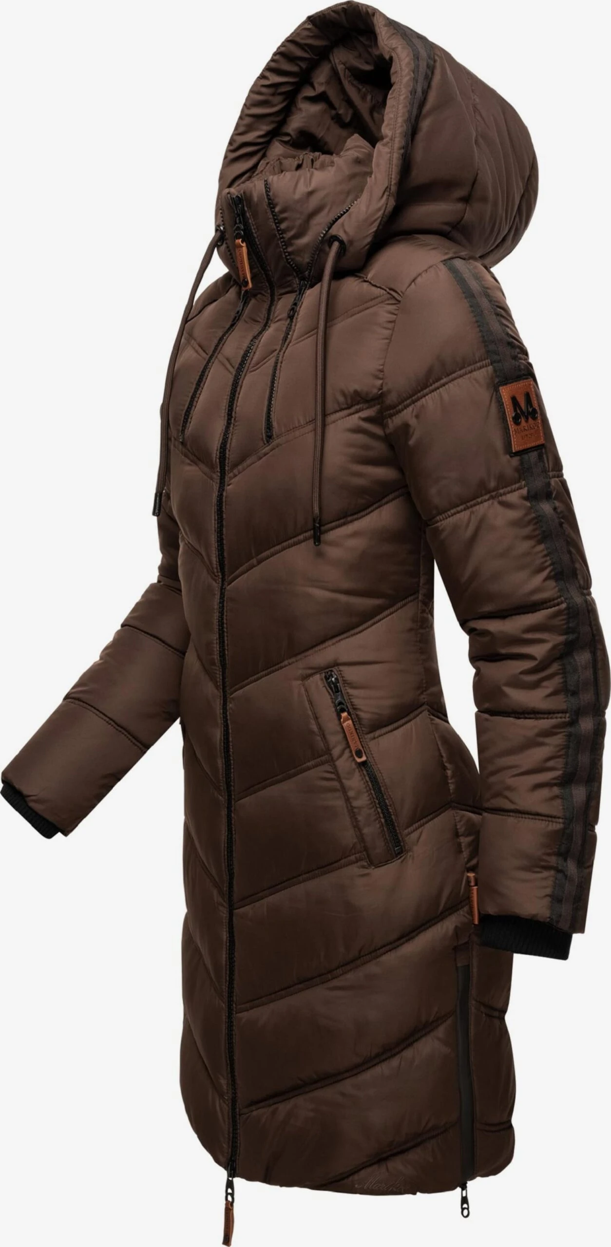 Marikoo Manteaux Dhiver Manteau D’hiver Armasa Femme Marron 2 Marikoo Manteaux Dhiver Manteau D’hiver Armasa Femme Marron – Image 2