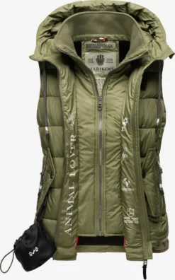 Marikoo Vestes Sans Manches Gilet Taisaa Femme Kaki -Marikoo 056ae9c4c2a37e4a2c12c9492ca0c8b7 scaled