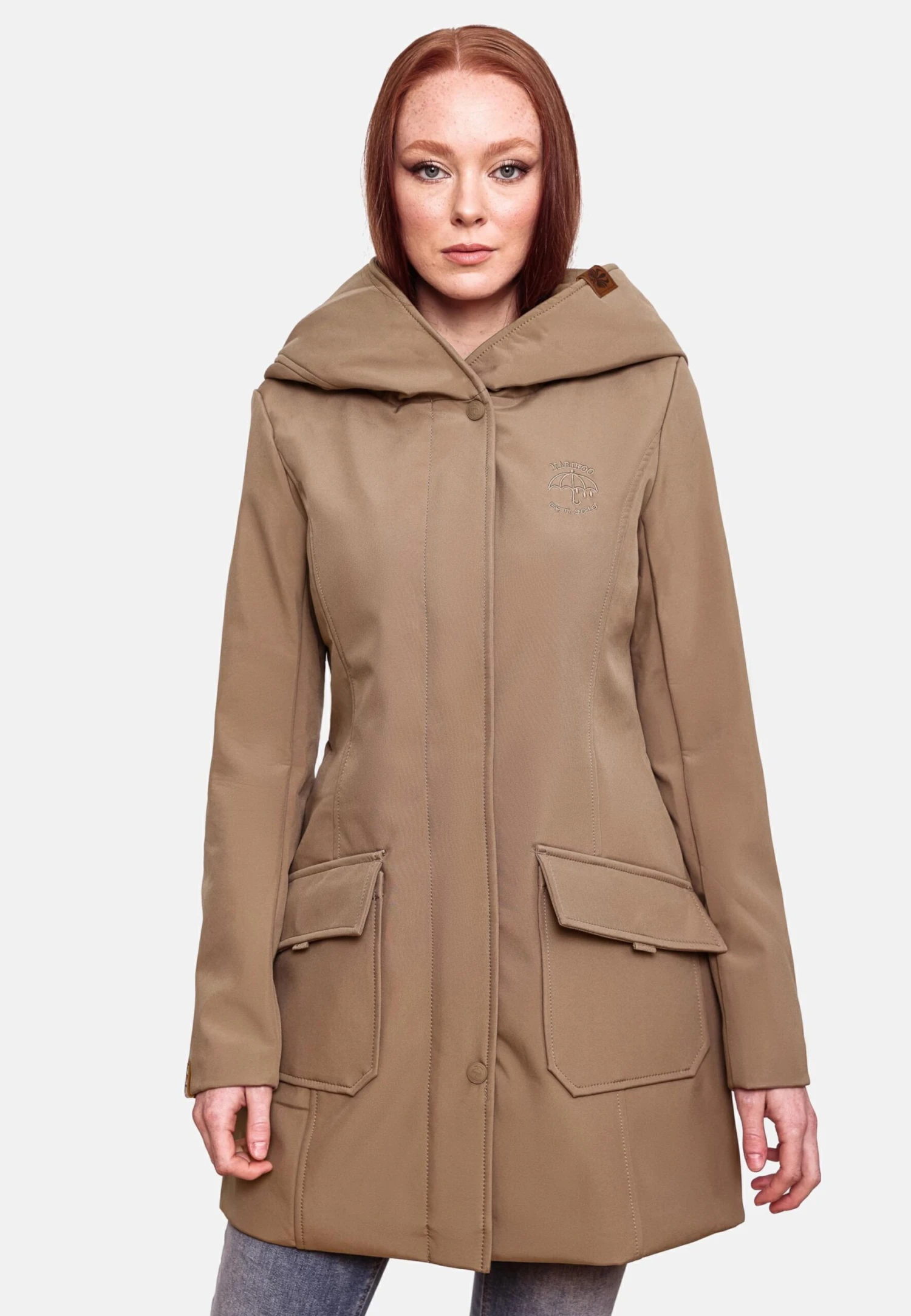 Marikoo Manteaux De Pluie Manteau Fonctionnel Mayleen Femme Noisette 4 Marikoo Manteaux De Pluie Manteau Fonctionnel Mayleen Femme Noisette – Image 4