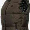 Marikoo Vestes Sans Manches Gilet Femme Anthracite