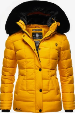 Marikoo Vestes Dhiver Veste D’hiver Qesraa Femme Jaune
