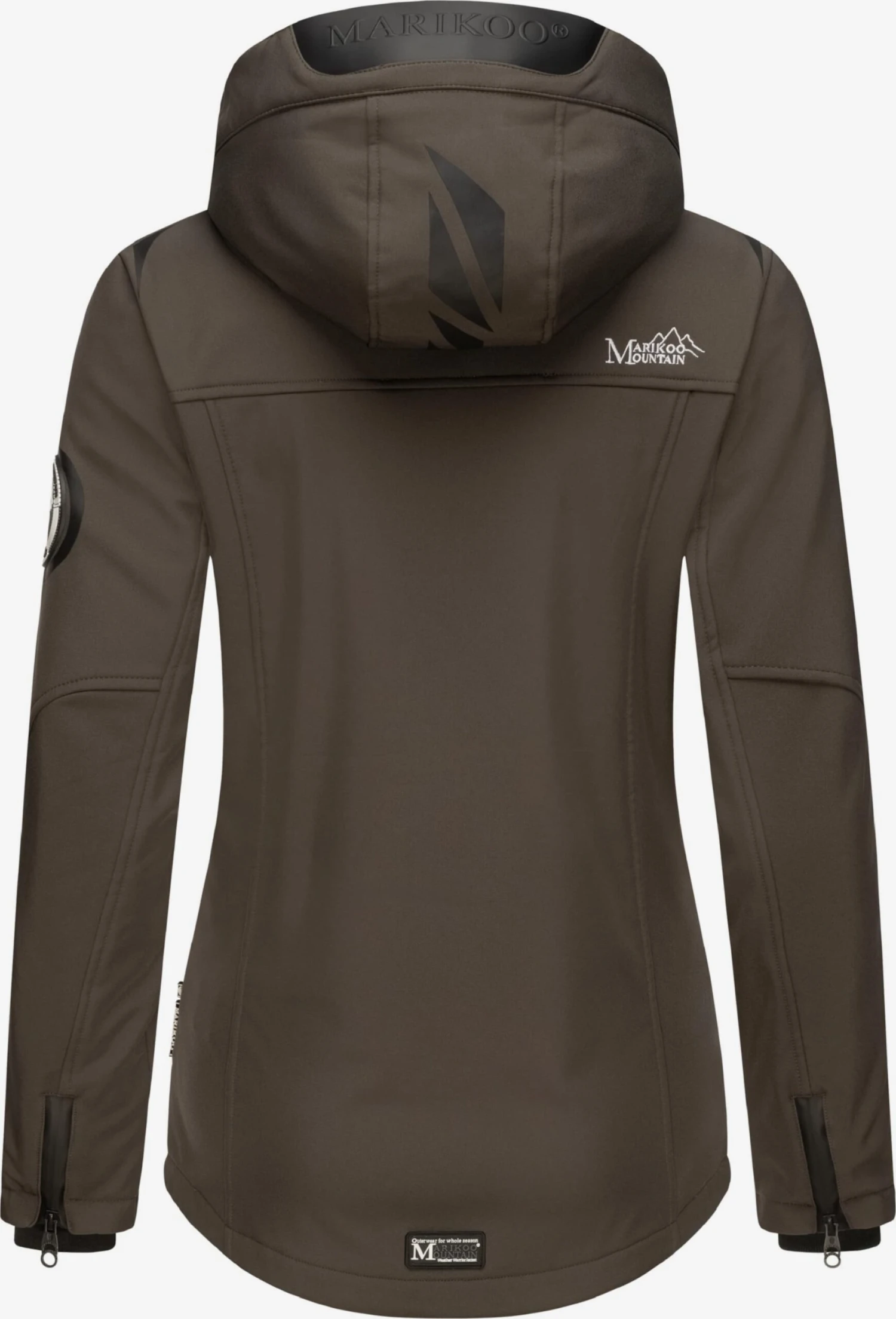 Marikoo Vestes Dhiver Veste D’hiver Femme Marron 3 Marikoo Vestes Dhiver Veste D’hiver Femme Marron – Image 3