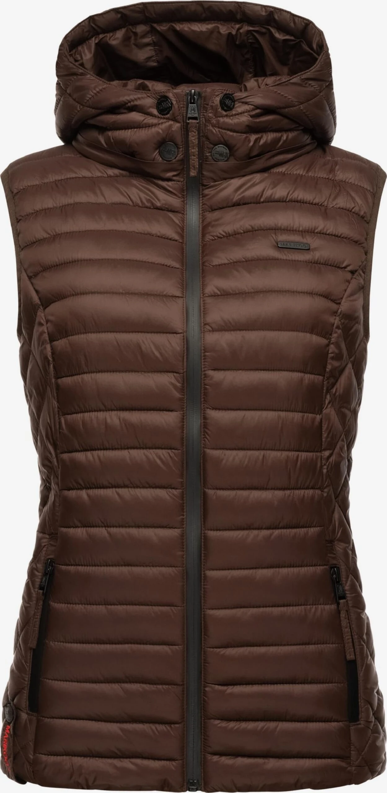 Marikoo Vestes Sans Manches Gilet Hasenpfote Femme Chocolat 1 Marikoo Vestes Sans Manches Gilet Hasenpfote Femme Chocolat