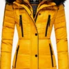Marikoo Manteaux Dhiver Manteau D’hiver Moonshine Femme Jaune Dor