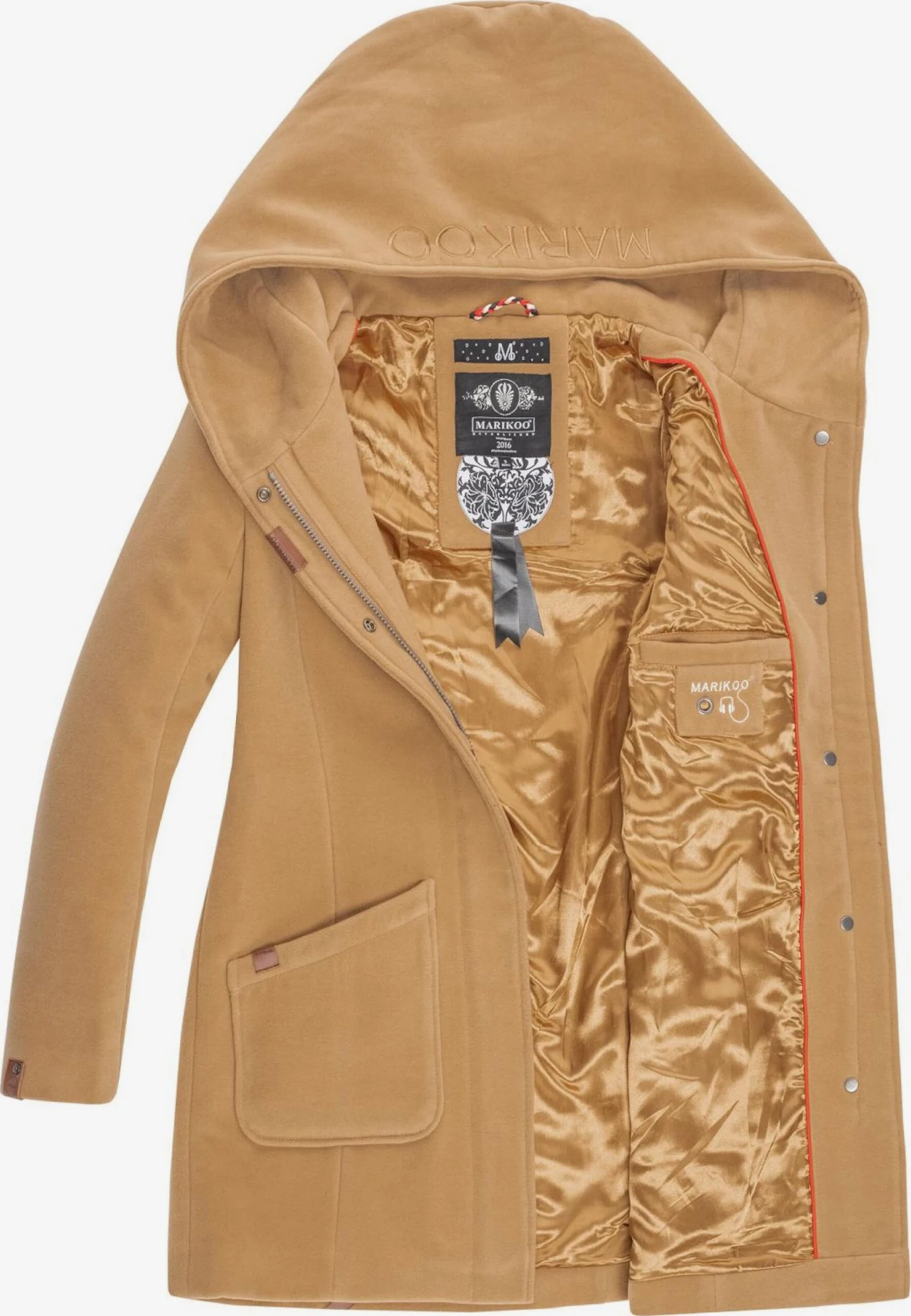 Marikoo Manteaux Dhiver Manteau D’hiver Maikoo Femme Caramel 4 Marikoo Manteaux Dhiver Manteau D’hiver Maikoo Femme Caramel – Image 4