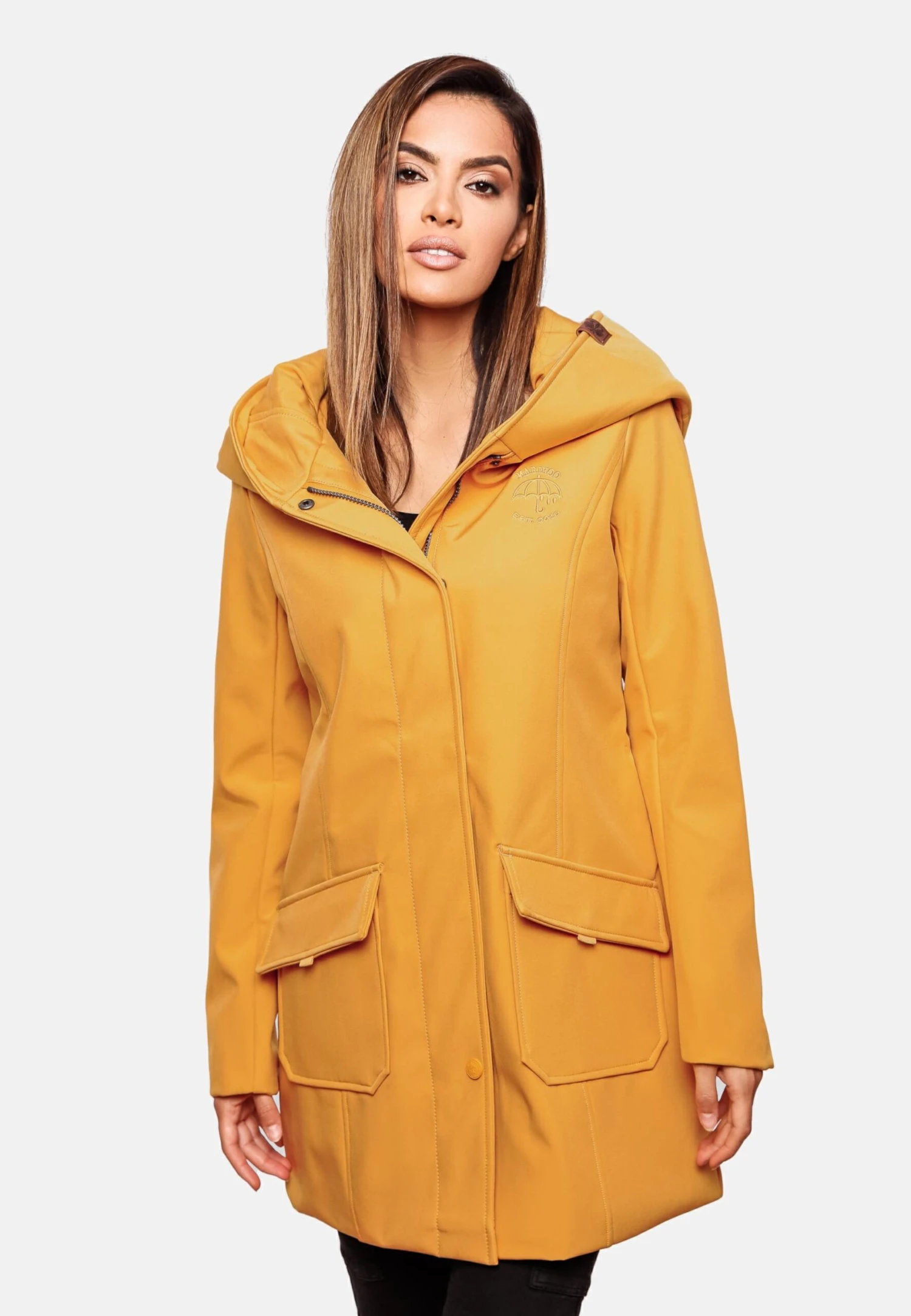 Marikoo Manteaux De Pluie Manteau Fonctionnel Mayleen Femme Jaune Dor 3 Marikoo Manteaux De Pluie Manteau Fonctionnel Mayleen Femme Jaune Dor – Image 3