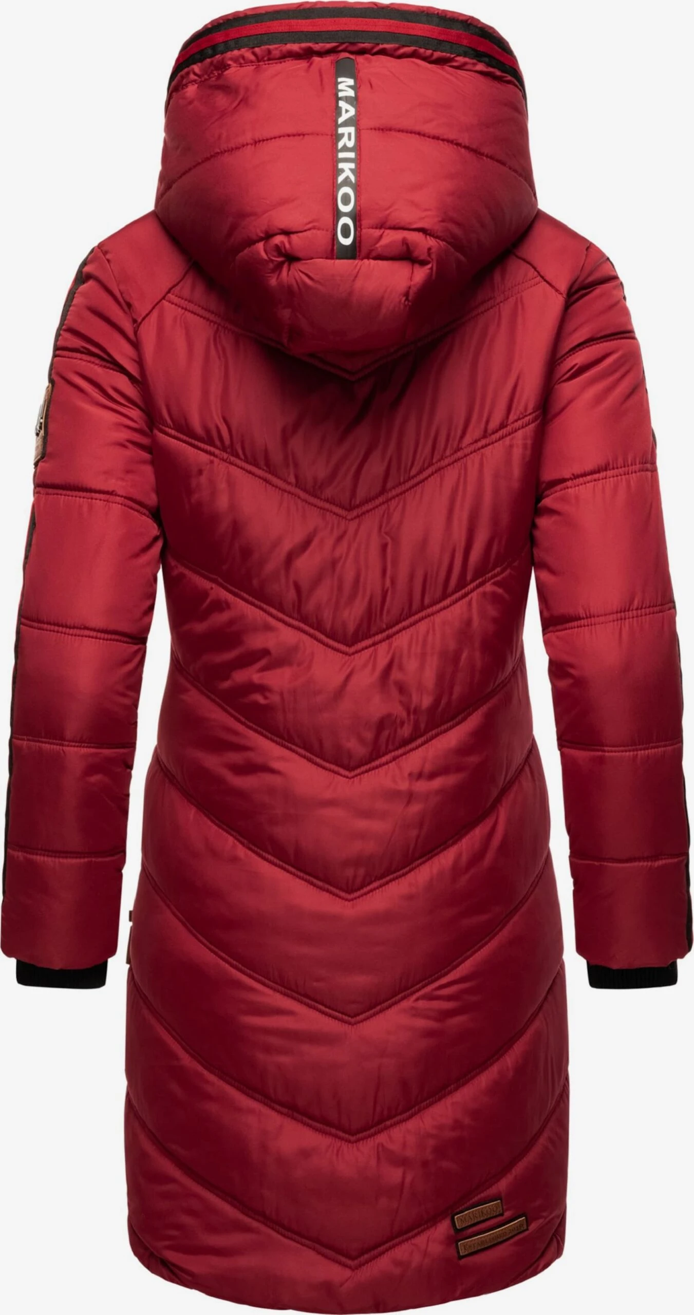 Marikoo Manteaux Dhiver Manteau D’hiver Armasa Femme Rouge / Rouge Sang 3 Marikoo Manteaux Dhiver Manteau D’hiver Armasa Femme Rouge / Rouge Sang – Image 3