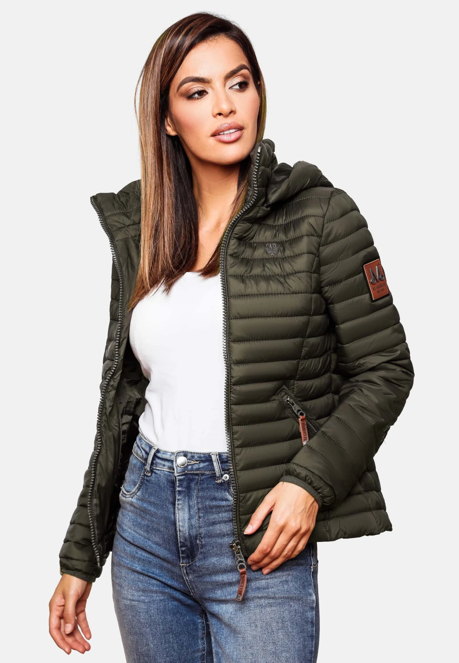 Marikoo Vestes De Mi-saison Veste Mi-saison Löwenbaby Femme Olive 8 Marikoo Vestes De Mi-saison Veste Mi-saison Löwenbaby Femme Olive – Image 8