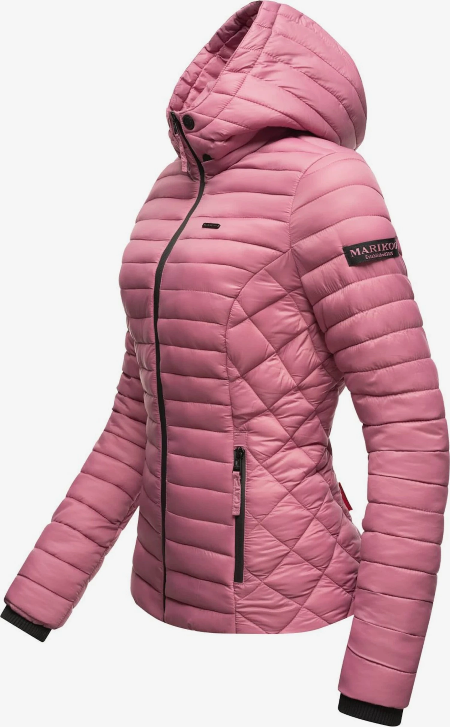 Marikoo Vestes De Mi-saison Veste Mi-saison Samtpfote Femme Rose 2 Marikoo Vestes De Mi-saison Veste Mi-saison Samtpfote Femme Rose – Image 2