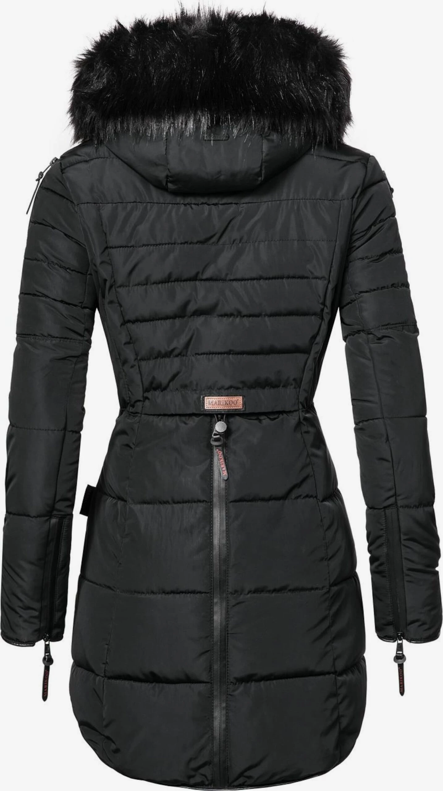 Marikoo Manteaux Dhiver Manteau D’hiver Moonshine Femme Noir 2 Marikoo Manteaux Dhiver Manteau D’hiver Moonshine Femme Noir – Image 2