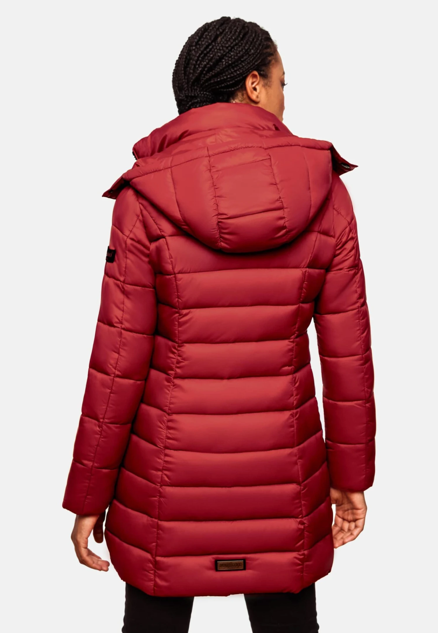 Marikoo Manteaux Courts Manteau D’hiver Abendsternchen Femme Rouge Sang 7 Marikoo Manteaux Courts Manteau D’hiver Abendsternchen Femme Rouge Sang – Image 7