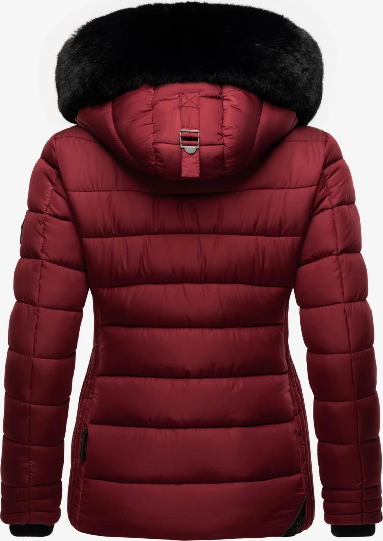 Marikoo Vestes Dhiver Veste D’hiver Qesraa Femme Rouge Cerise 3 Marikoo Vestes Dhiver Veste D’hiver Qesraa Femme Rouge Cerise – Image 3