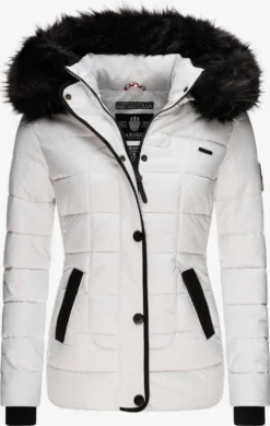 Marikoo Vestes Dhiver Veste D’hiver Unique Femme Blanc