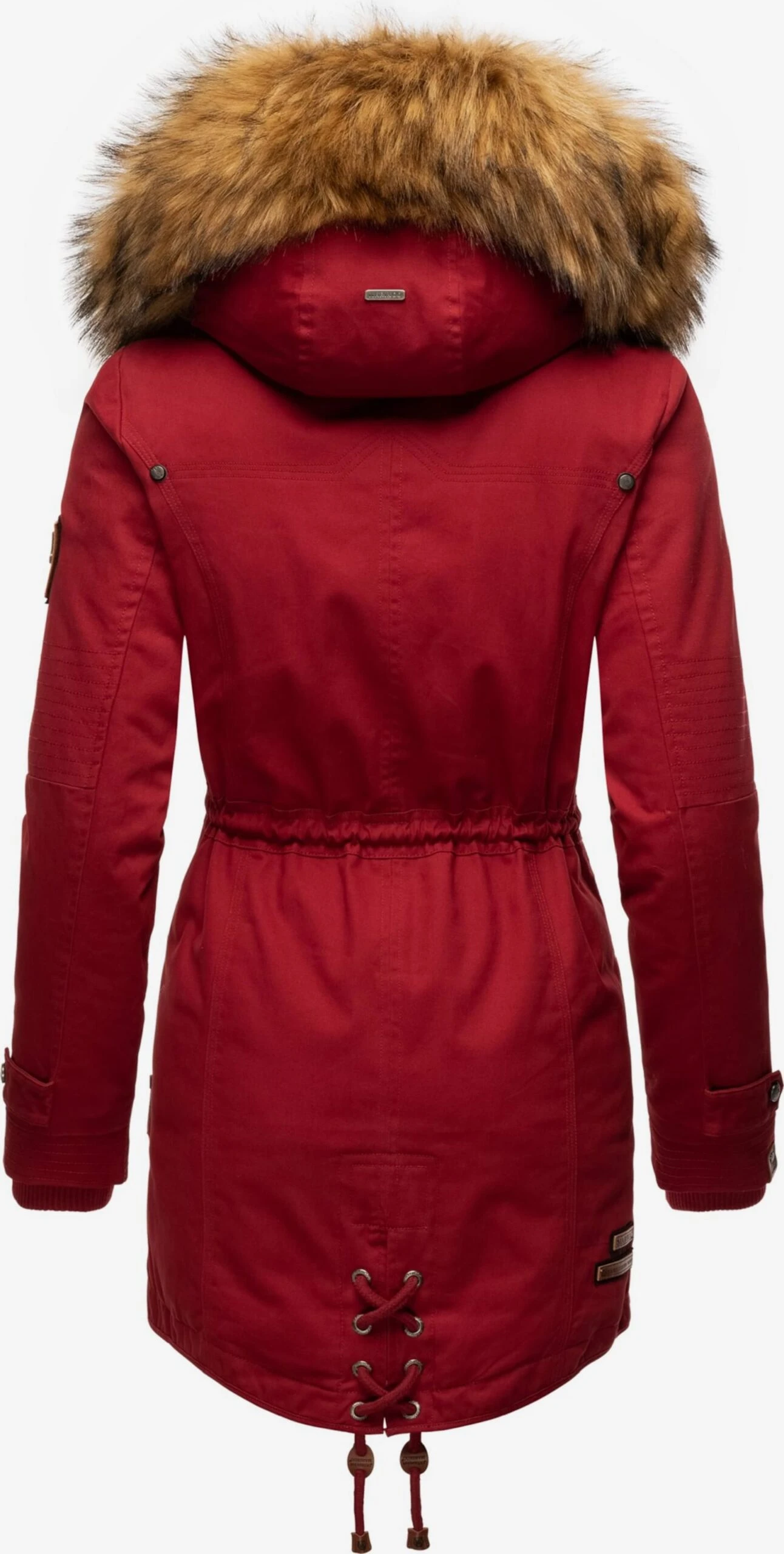 Marikoo Parkas Parka D’hiver La Viva Femme Rouge 3 Marikoo Parkas Parka D’hiver La Viva Femme Rouge – Image 3
