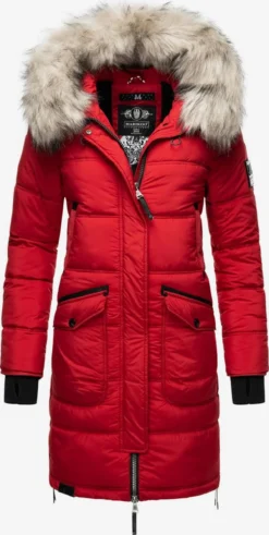 Marikoo Manteaux Dhiver Manteau D’hiver Chaskaa Femme Rouge