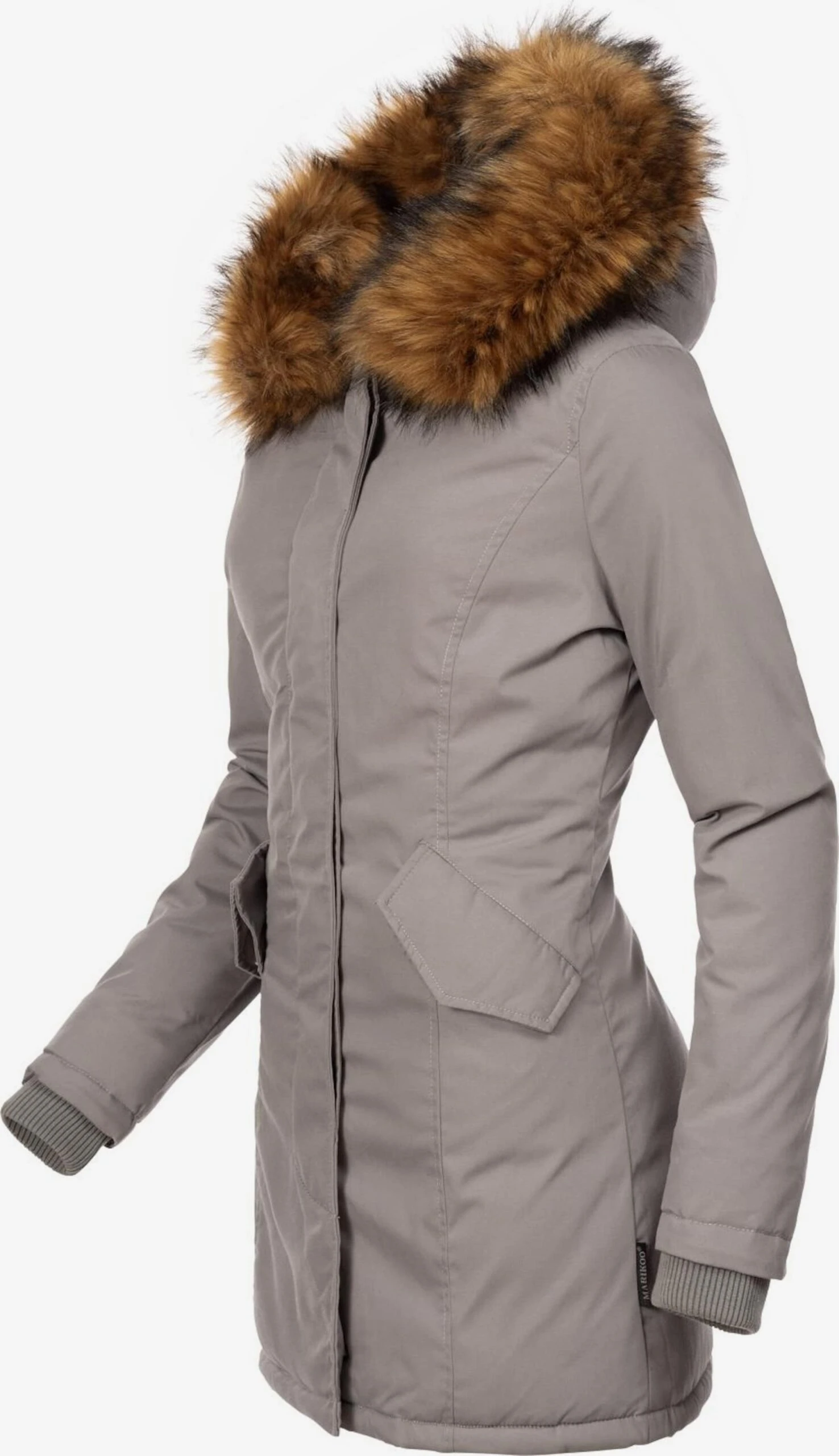 Marikoo Parkas Parka D’hiver Karmaa Femme Gris 2 Marikoo Parkas Parka D’hiver Karmaa Femme Gris – Image 2