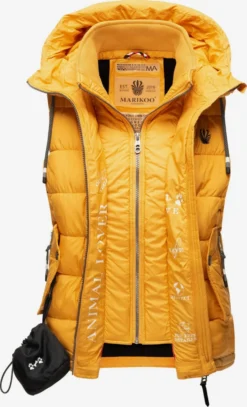 Marikoo Vestes Sans Manches Gilet Taisaa Femme Jaune -Marikoo 1402be8530ef0c52d64fc3cdce0a0e55 scaled