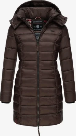 Marikoo Manteaux Courts Manteau D’hiver Abendsternchen Femme Chocolat