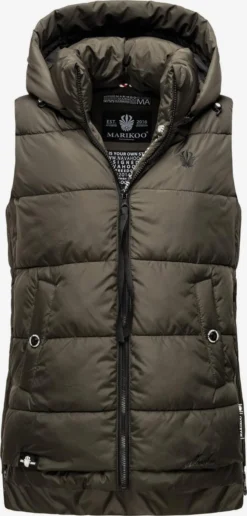 Marikoo Vestes Sans Manches Gilet Zarinaa Femme Anthracite