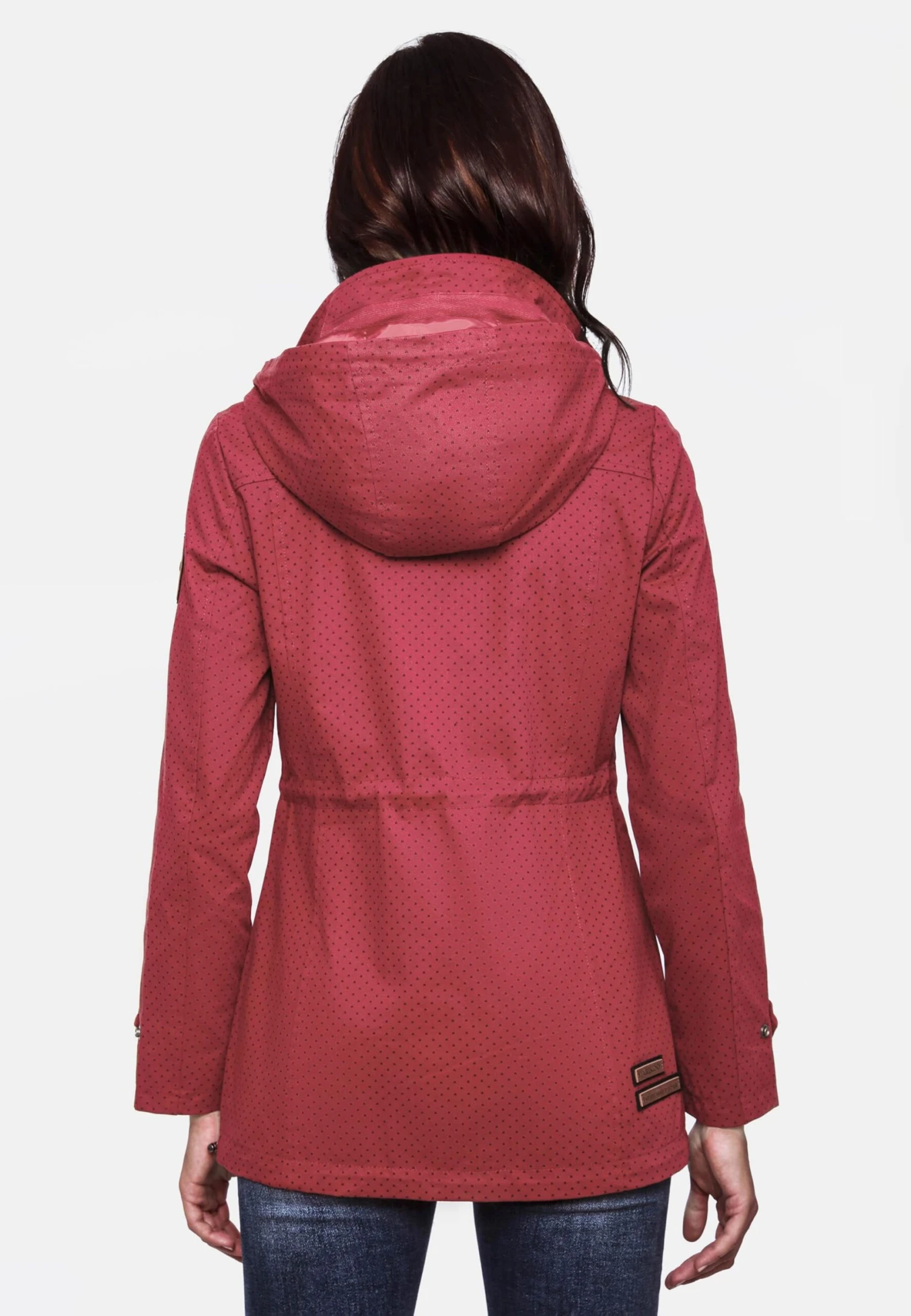 Marikoo Parkas Parka Mi-saison Nyokoo Femme Rouge / Bourgogne 8 Marikoo Parkas Parka Mi-saison Nyokoo Femme Rouge / Bourgogne – Image 8