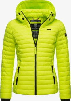 Marikoo Vestes De Mi-saison Veste Mi-saison Samtpfote Femme Vert Fluo