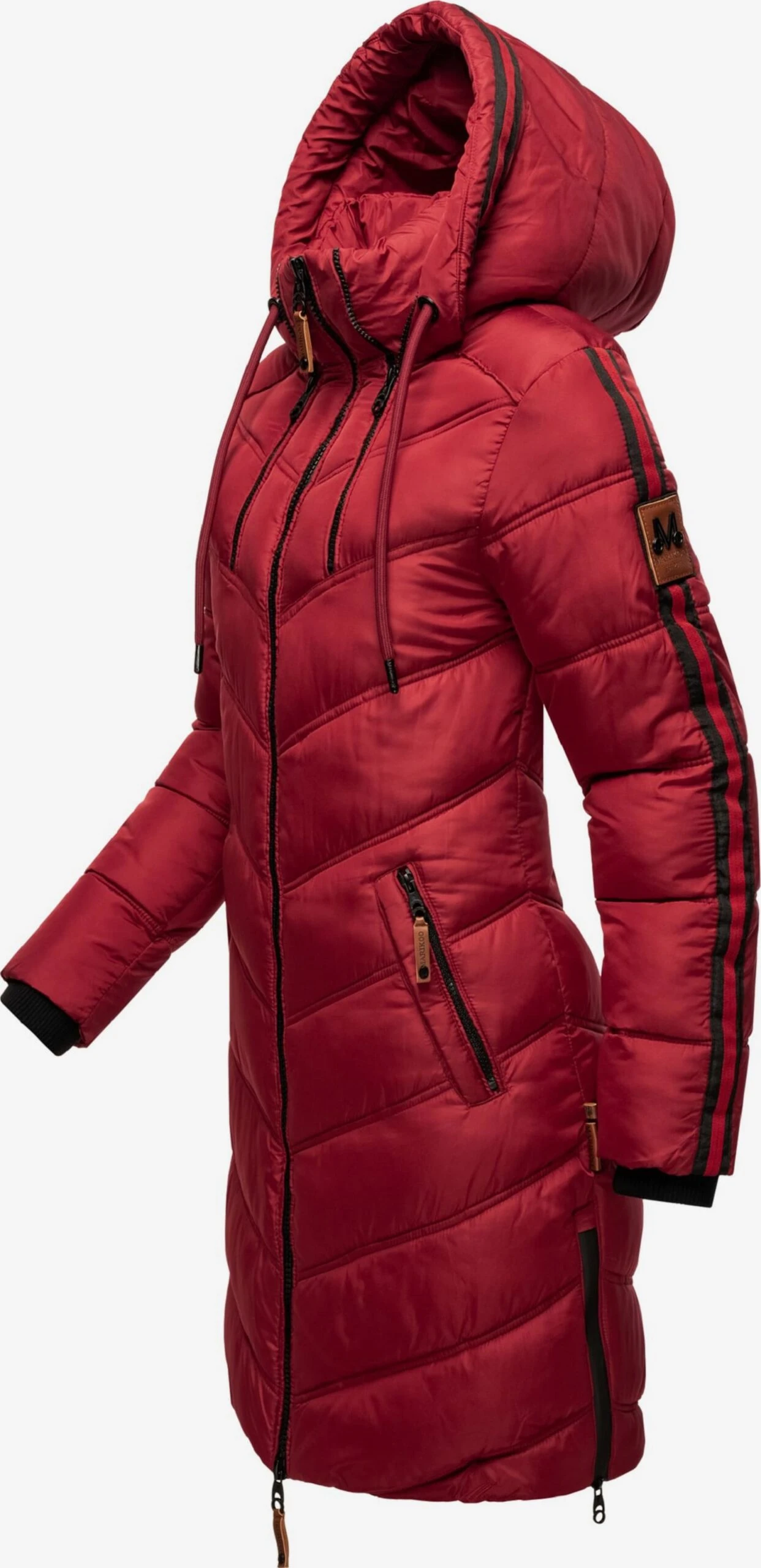 Marikoo Manteaux Dhiver Manteau D’hiver Armasa Femme Rouge / Rouge Sang 2 Marikoo Manteaux Dhiver Manteau D’hiver Armasa Femme Rouge / Rouge Sang – Image 2