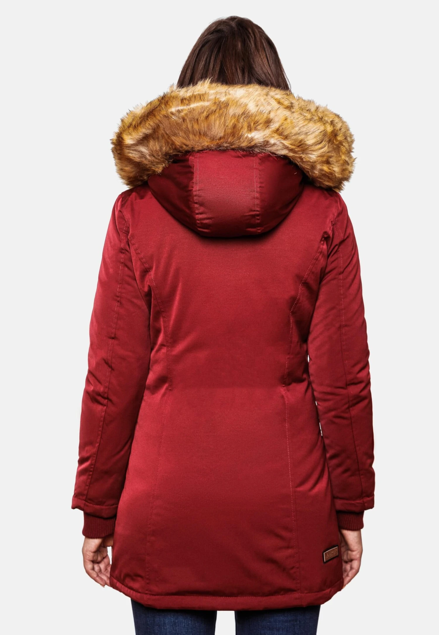 Marikoo Parkas Parka D’hiver Karmaa Femme Rouge / Rouge Sang 6 Marikoo Parkas Parka D’hiver Karmaa Femme Rouge / Rouge Sang – Image 6