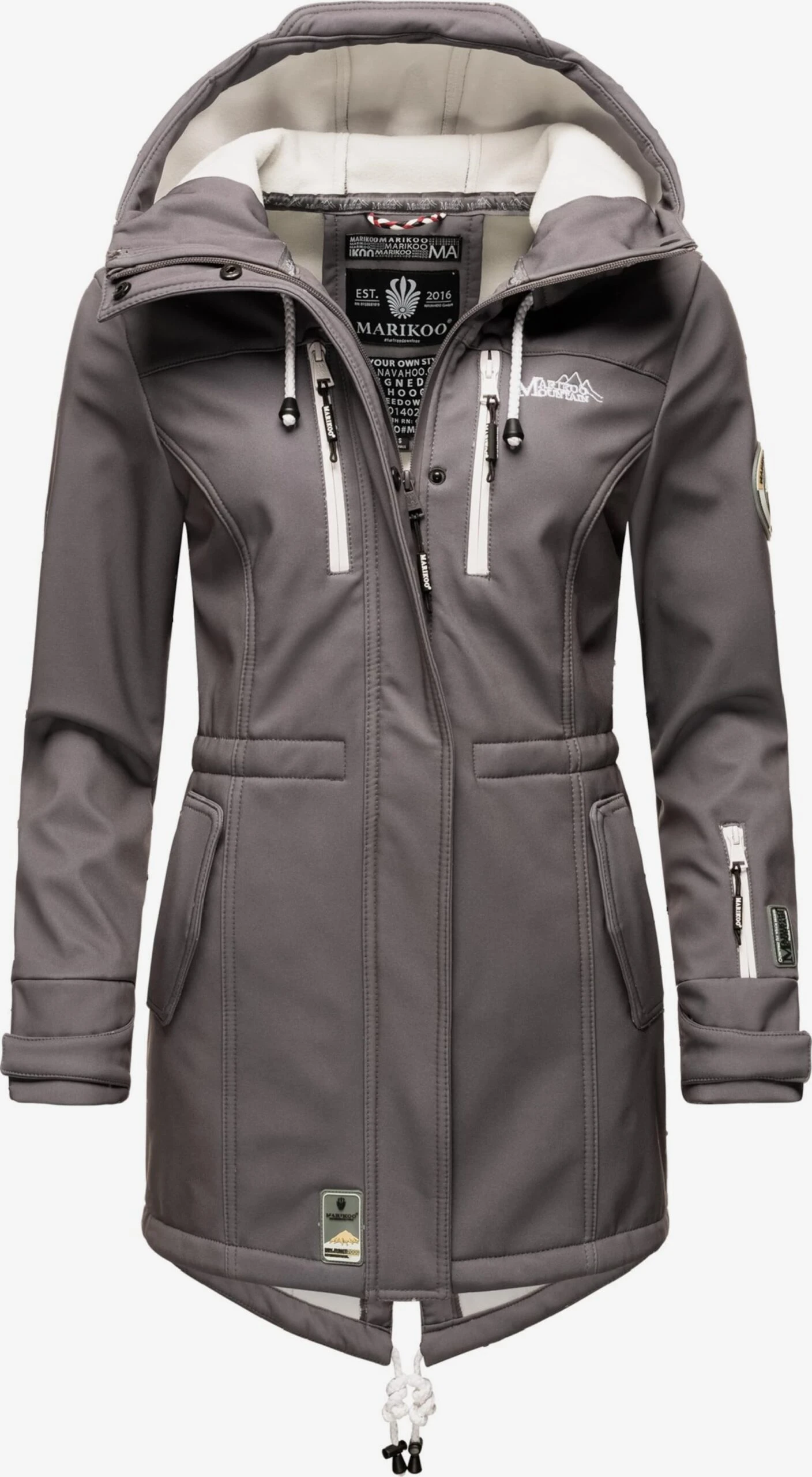 Marikoo Manteaux De Pluie Manteau Fonctionnel Zimtzicke Femme Gris 1 Marikoo Manteaux De Pluie Manteau Fonctionnel Zimtzicke Femme Gris