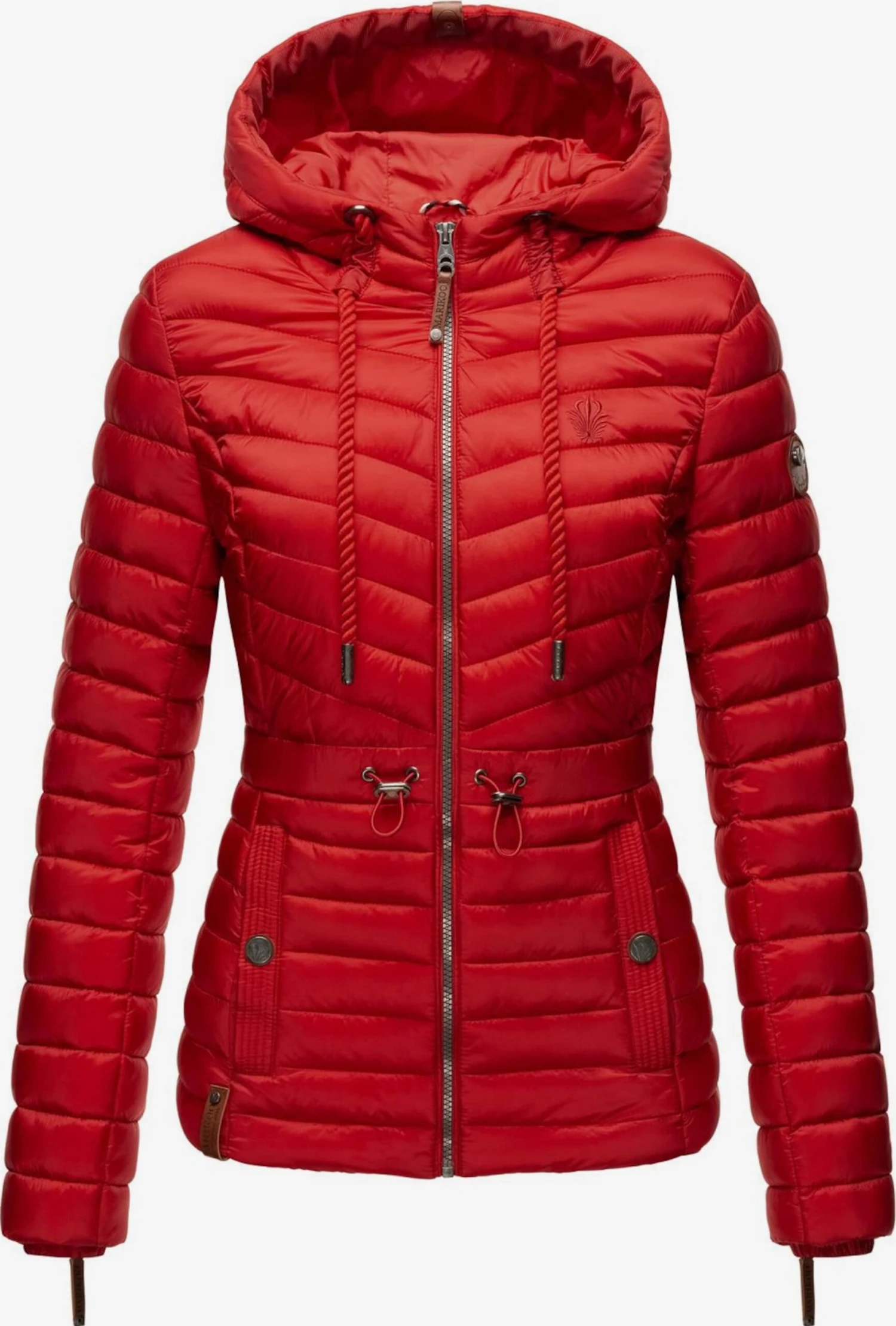 Marikoo Vestes De Mi-saison Veste Mi-saison Aniyaa Femme Rouge 4 Marikoo Vestes De Mi-saison Veste Mi-saison Aniyaa Femme Rouge – Image 4