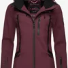 Marikoo Vestes Dhiver Veste D’hiver Femme Bordeaux