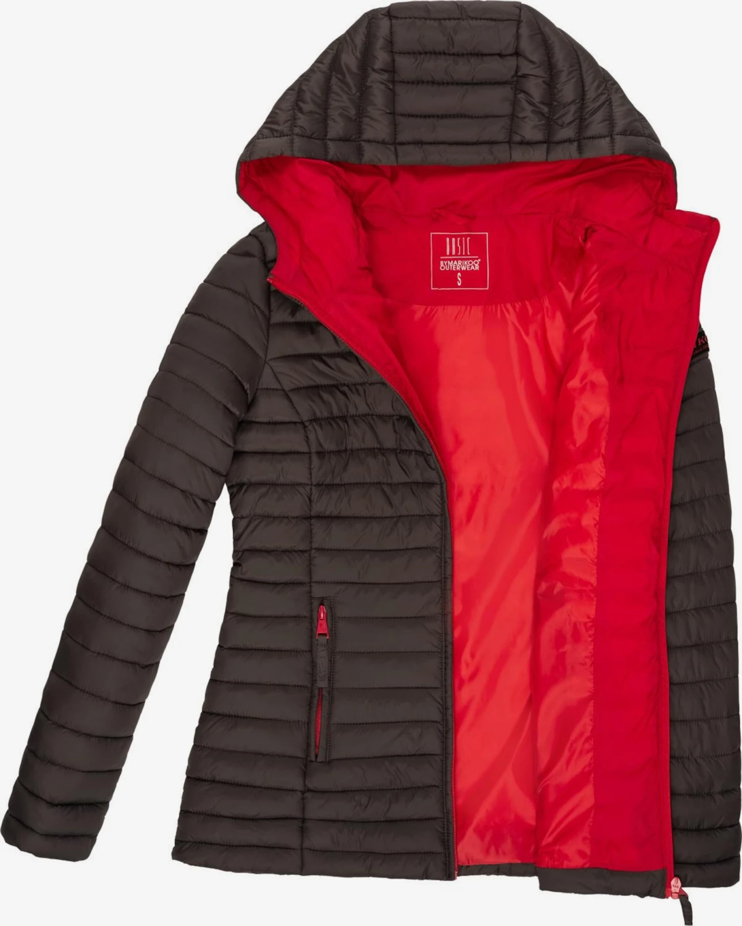 Marikoo Vestes De Mi-saison Veste Mi-saison Asraa Femme Bleu Marine 4 Marikoo Vestes De Mi-saison Veste Mi-saison Asraa Femme Bleu Marine – Image 4