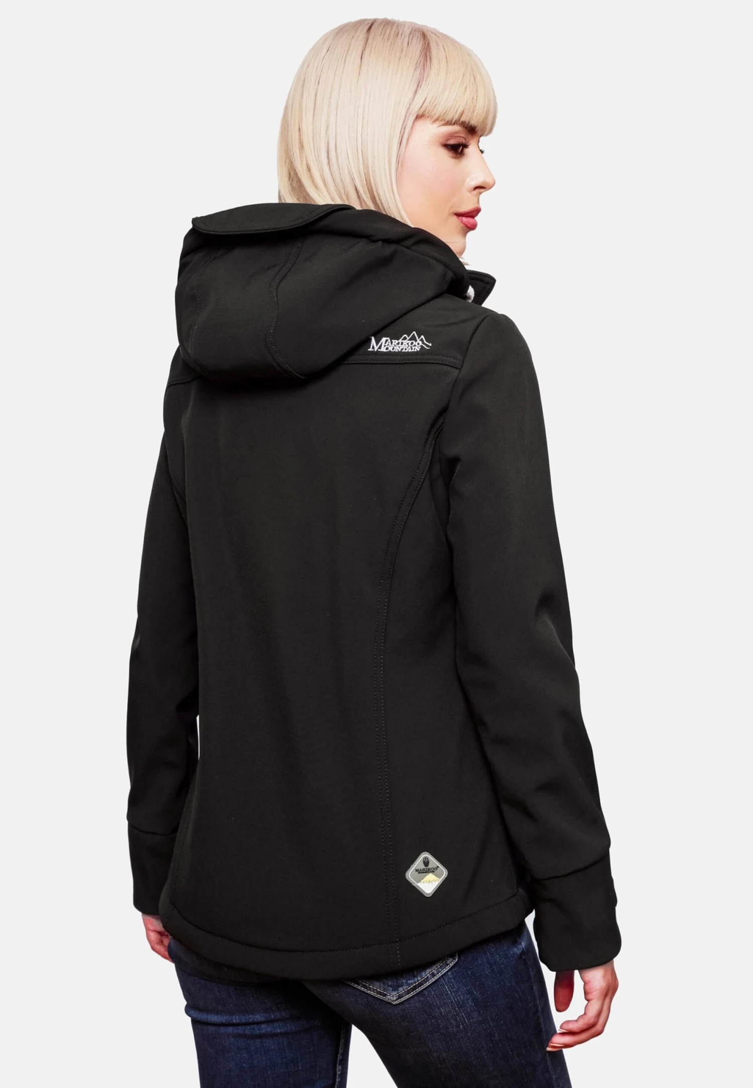 Marikoo Vestes De Mi-saison Veste Mi-saison Femme Noir 6 Marikoo Vestes De Mi-saison Veste Mi-saison Femme Noir – Image 6