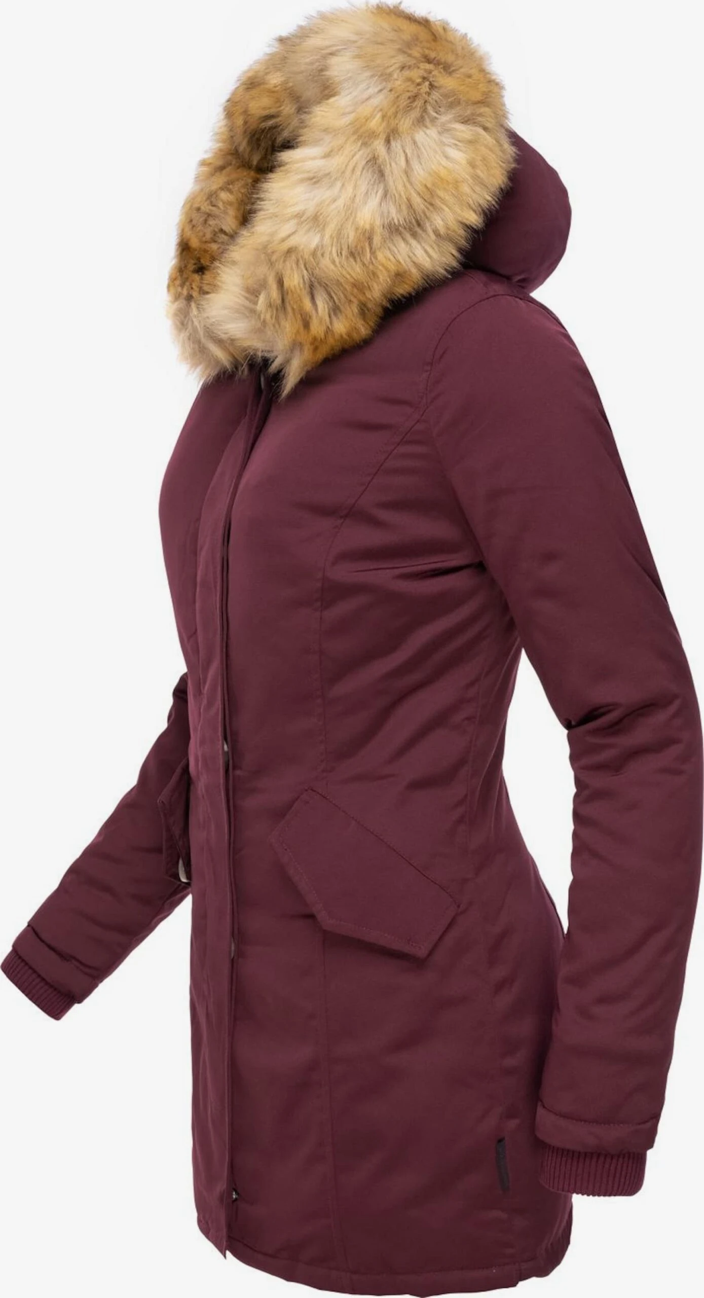Marikoo Parkas Parka D’hiver Karmaa Femme Lie De Vin 3 Marikoo Parkas Parka D’hiver Karmaa Femme Lie De Vin – Image 3