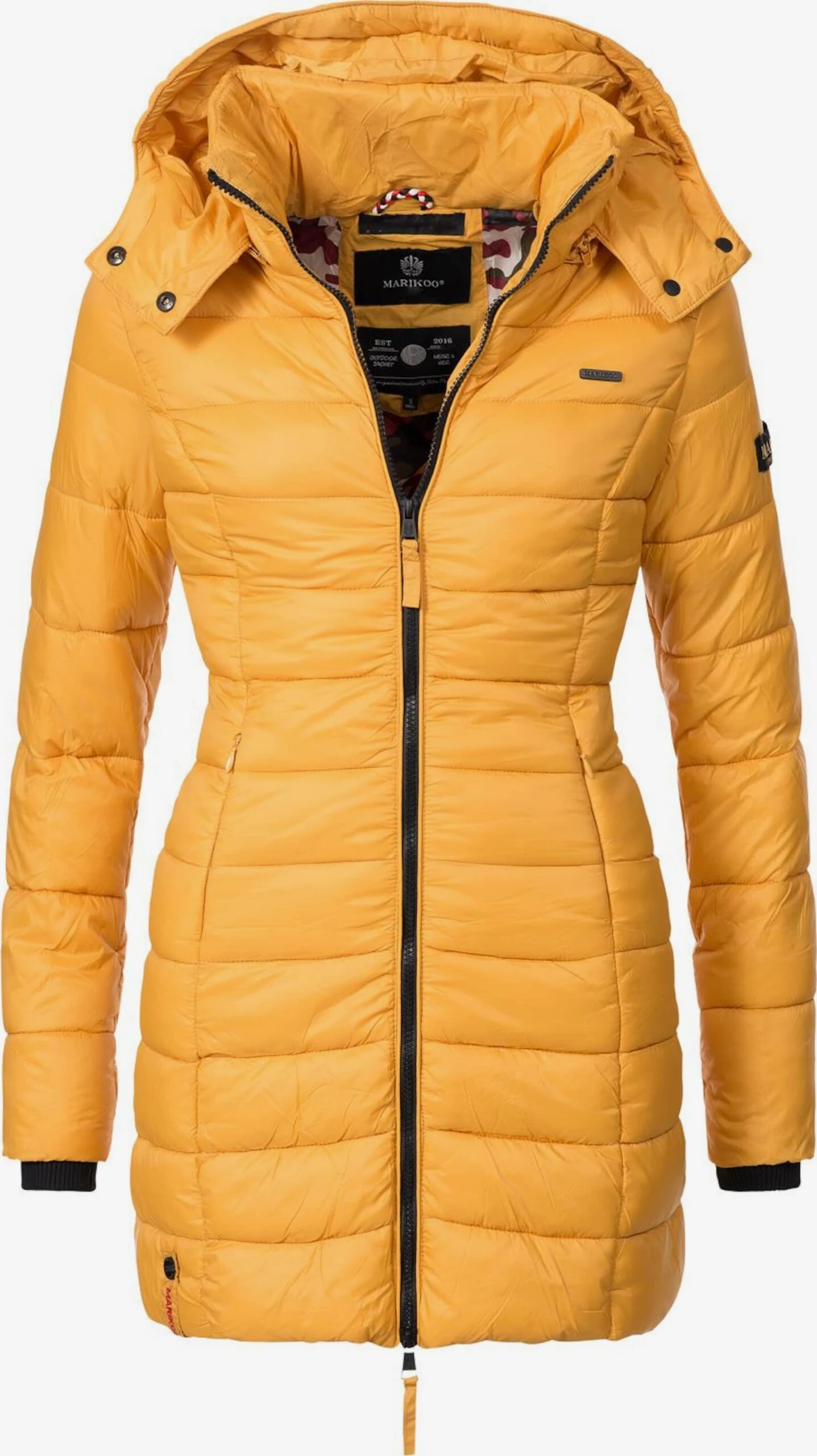 Marikoo Manteaux Courts Manteau D’hiver Abendsternchen Femme Jaune Dor 1 Marikoo Manteaux Courts Manteau D’hiver Abendsternchen Femme Jaune Dor