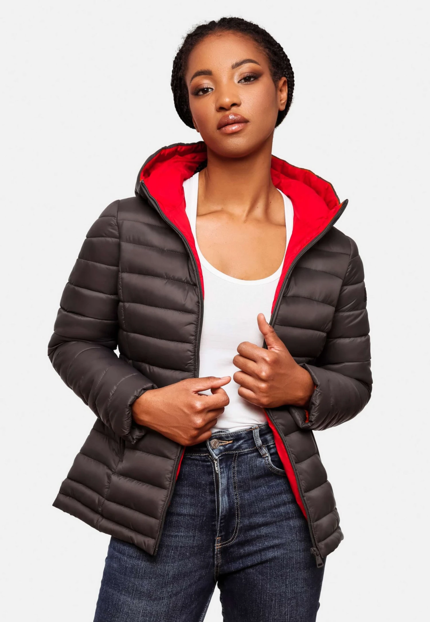 Marikoo Vestes Dextérieur Veste Fonctionnelle Femme Anthracite 8 Marikoo Vestes Dextérieur Veste Fonctionnelle Femme Anthracite – Image 8