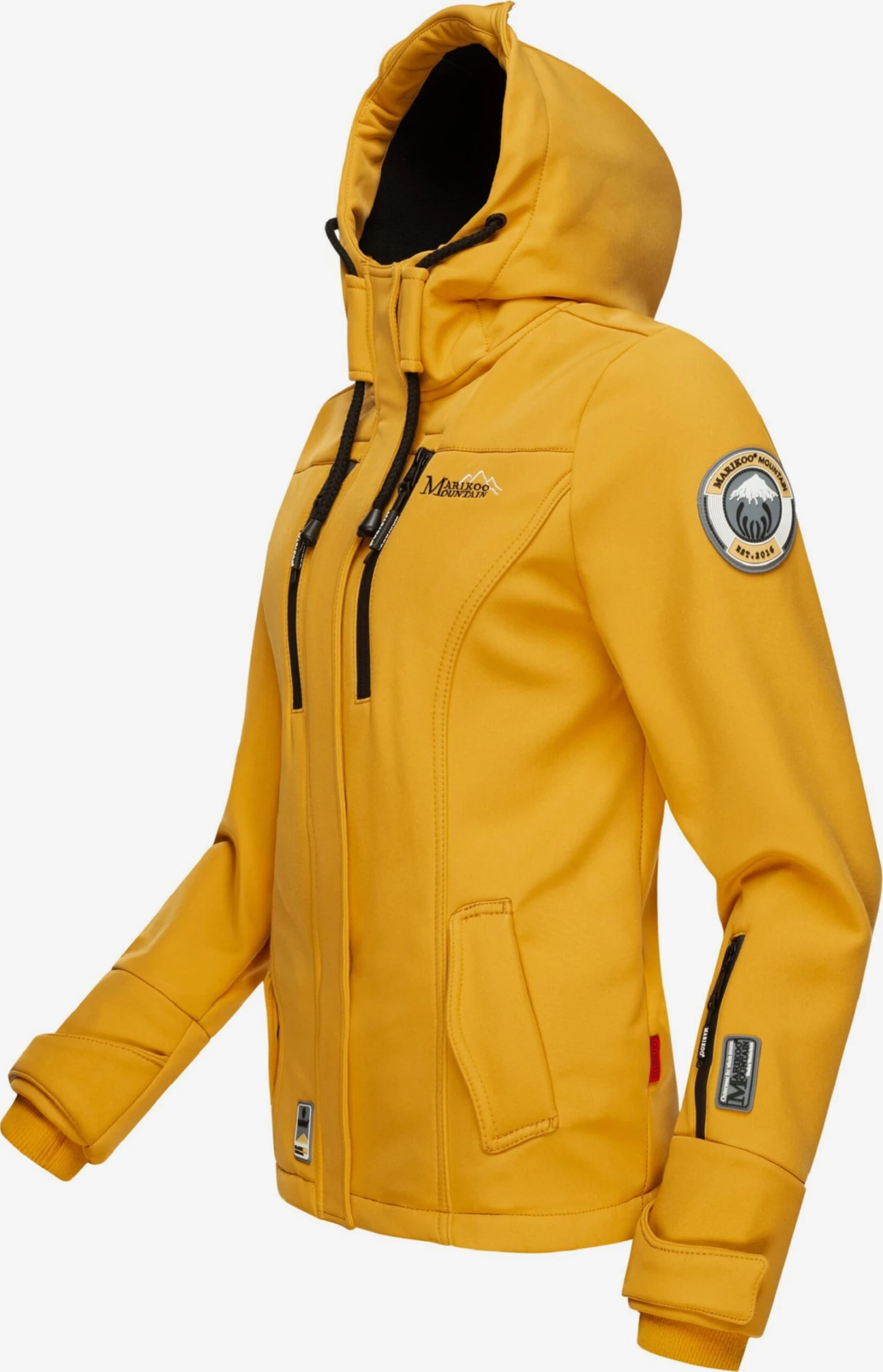 Marikoo Vestes De Mi-saison Veste Mi-saison Kleine Zicke Femme Jaune 2 Marikoo Vestes De Mi-saison Veste Mi-saison Kleine Zicke Femme Jaune – Image 2