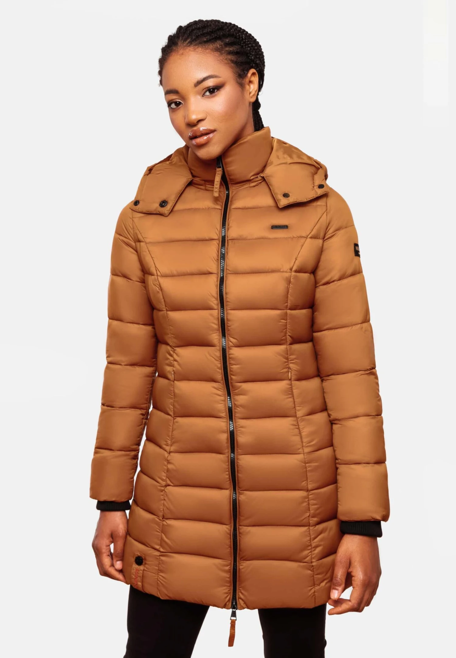 Marikoo Manteaux Courts Manteau D’hiver Abendsternchen Femme Noisette 5 Marikoo Manteaux Courts Manteau D’hiver Abendsternchen Femme Noisette – Image 5