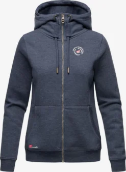 Marikoo Sweats Zippés Veste De Survêtement Setsunaa Femme Bleu-gris -Marikoo 2ed6ab75e27d19a1143ce1dd0cbab088 scaled