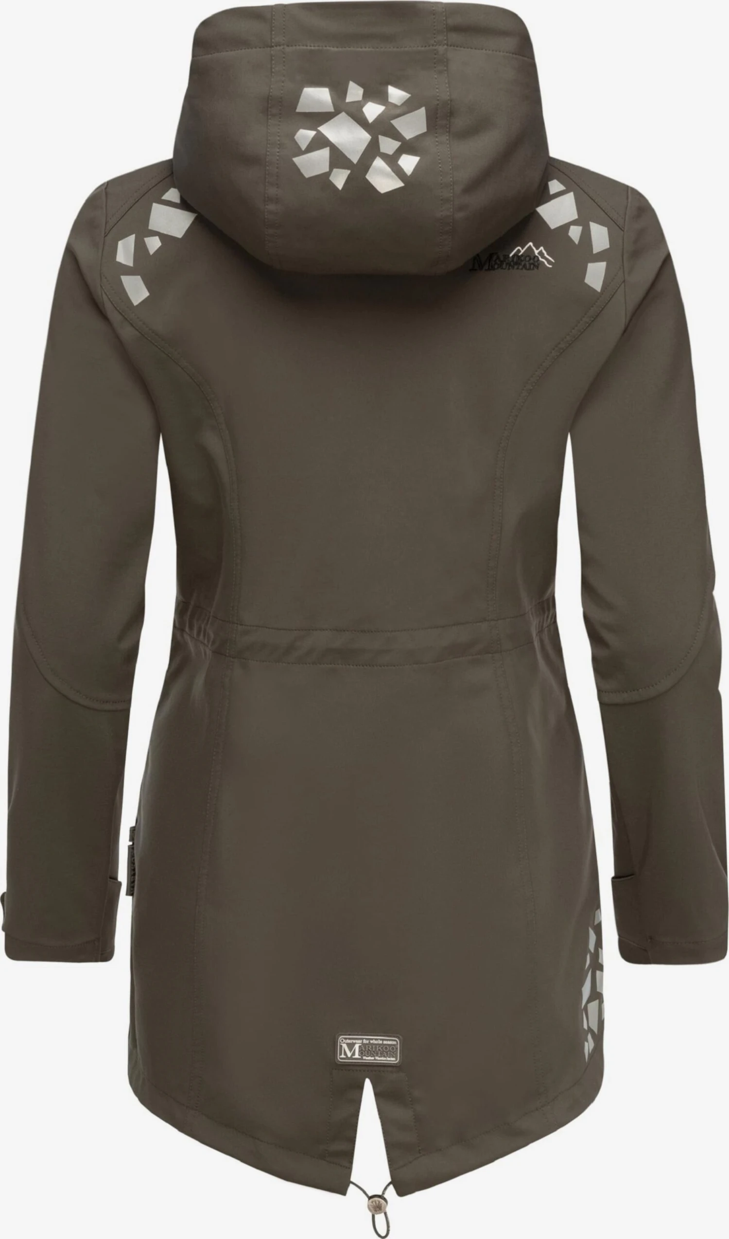 Marikoo Vestes Dextérieur Veste Fonctionnelle Ulissaa Femme Gris / Taupe 3 Marikoo Vestes Dextérieur Veste Fonctionnelle Ulissaa Femme Gris / Taupe – Image 3
