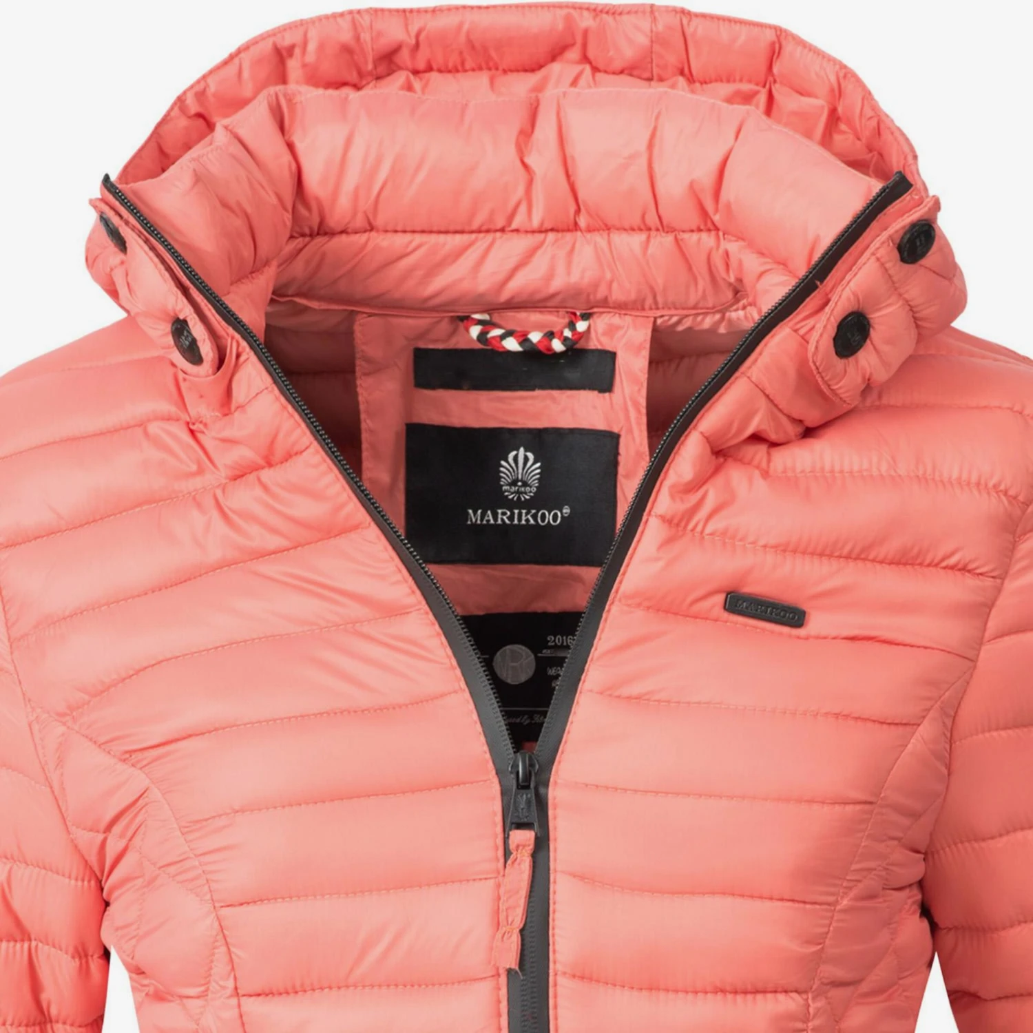 Marikoo Vestes De Mi-saison Veste Mi-saison Samtpfote Femme Corail 5 Marikoo Vestes De Mi-saison Veste Mi-saison Samtpfote Femme Corail – Image 5