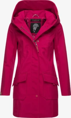 Marikoo Manteaux De Pluie Manteau Fonctionnel Mayleen Femme Magenta