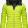 Marikoo Vestes De Mi-saison Veste Mi-saison Asraa Femme Vert Fluo