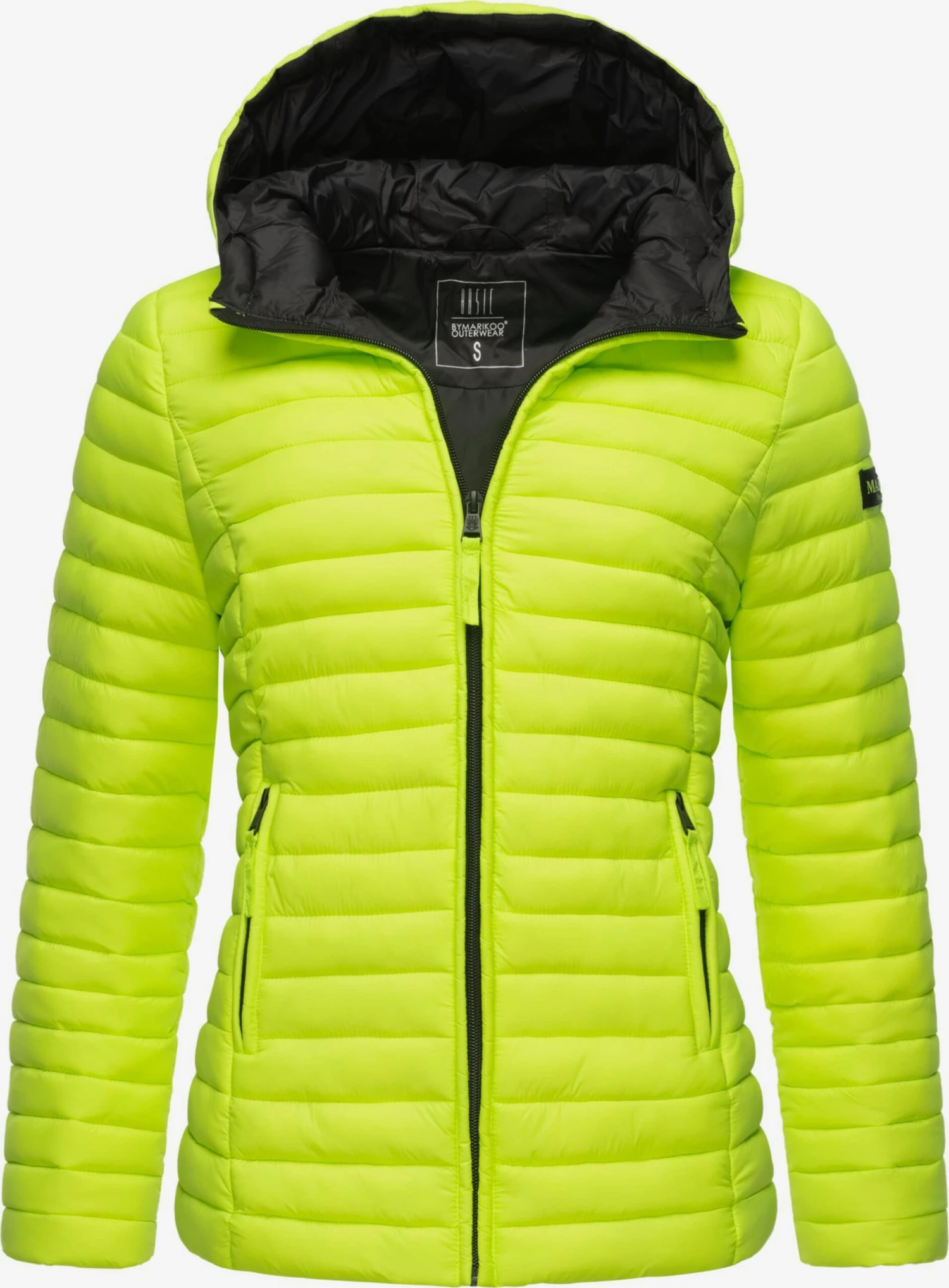 Marikoo Vestes De Mi-saison Veste Mi-saison Asraa Femme Vert Fluo 1 Marikoo Vestes De Mi-saison Veste Mi-saison Asraa Femme Vert Fluo