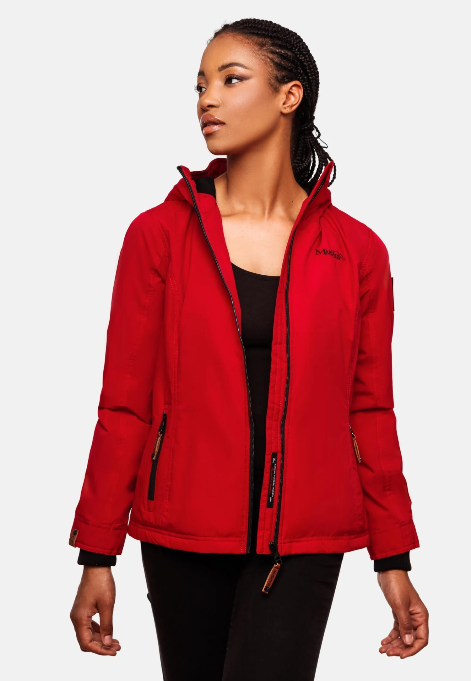 Marikoo Vestes De Mi-saison Veste Mi-saison Brombeere Femme Rouge 8 Marikoo Vestes De Mi-saison Veste Mi-saison Brombeere Femme Rouge – Image 8